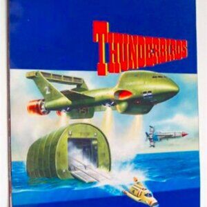 THUNDERBIRDS CALENDAR POSTER 1994 Pin-Up Uk Rare Sci Fi Puppets 1960 Brit TV